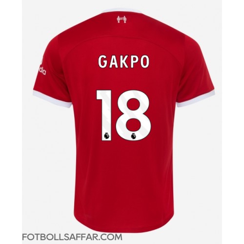 Liverpool Cody Gakpo #18 Hemmatröja 2023-24 Kortärmad